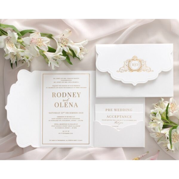 Royal Folder Premium Wedding Invite A343 - Image 4