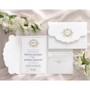 Royal Folder Premium Wedding Invite A343