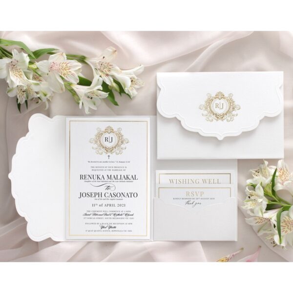 Royal Folder Premium Wedding Invite A343