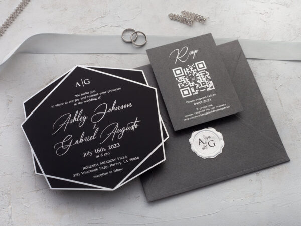 Black Card Acrylic Style
