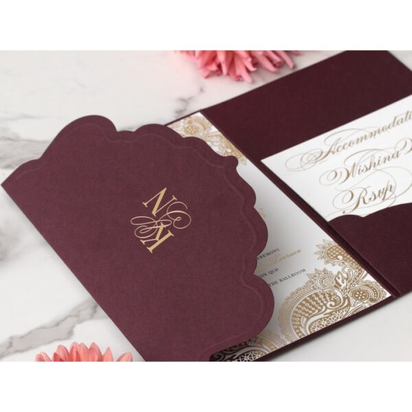 Royal Folder Premium Wedding Invite - Image 2