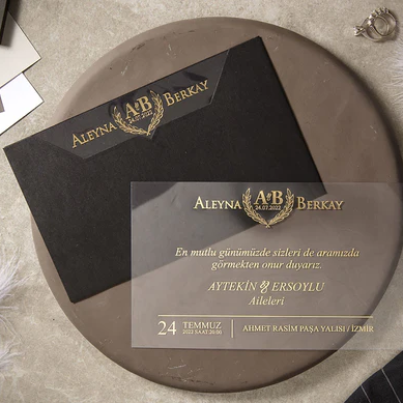 acrylic invite