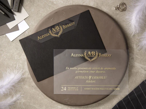 acrylic invite