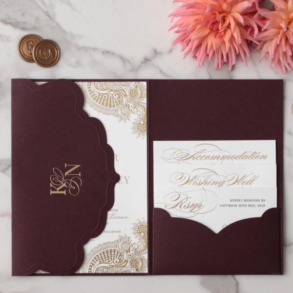 Royal Folder Premium Wedding Invite