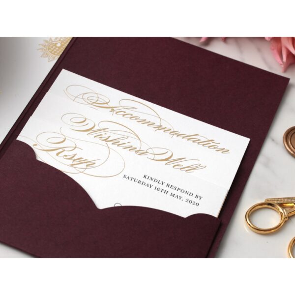 Royal Folder Premium Wedding Invite - Image 4
