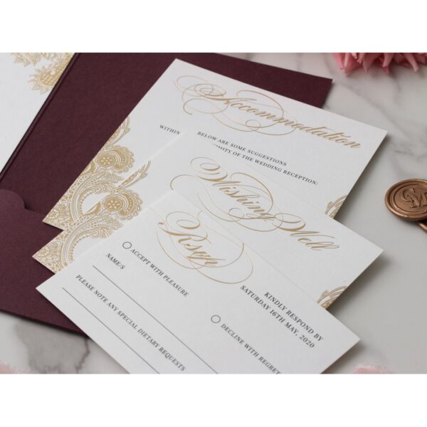 Royal Folder Premium Wedding Invite - Image 5