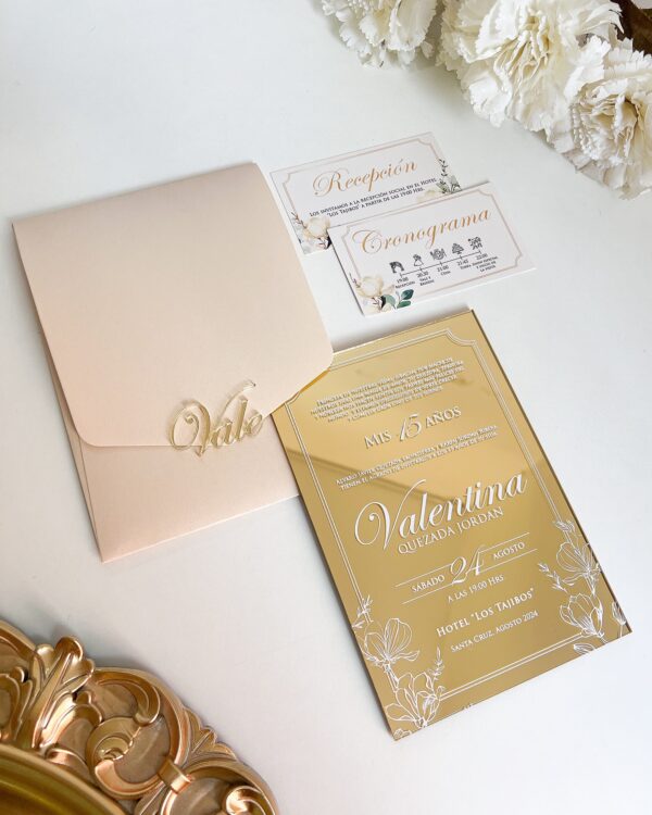 Elegant Quinceañera Invitations | Custom 15th Birthday Invites